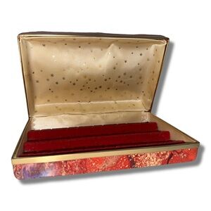Vtg Travel Jewelry Case